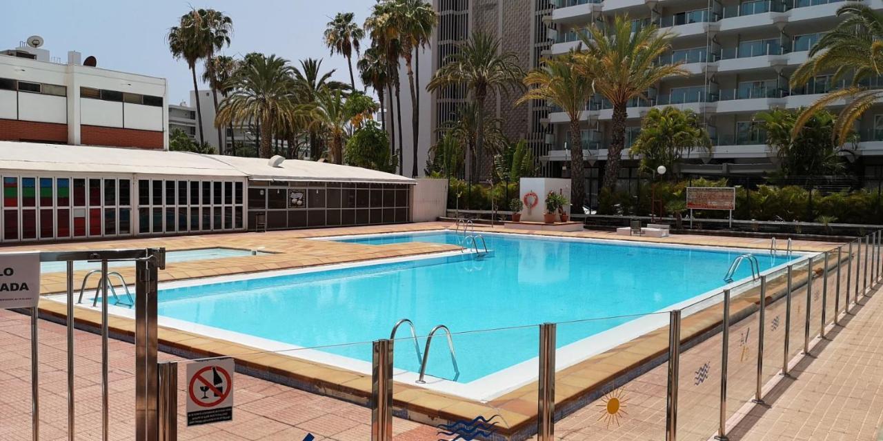 Top-Apartment mit seitlichem Meerblick in Playa del Ingles, Maspalomas, Gran Canaria Exterior foto