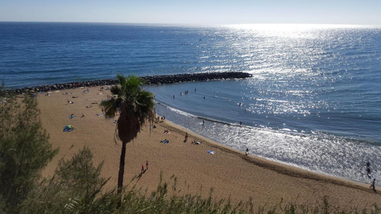 Top-Apartment mit seitlichem Meerblick in Playa del Ingles, Maspalomas, Gran Canaria Exterior foto