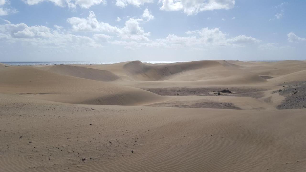 Top-Apartment mit seitlichem Meerblick in Playa del Ingles, Maspalomas, Gran Canaria Exterior foto
