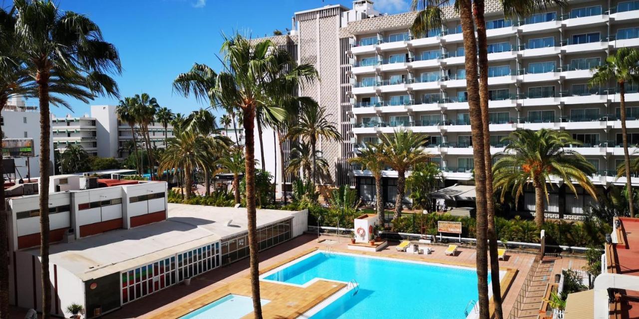 Top-Apartment mit seitlichem Meerblick in Playa del Ingles, Maspalomas, Gran Canaria Exterior foto