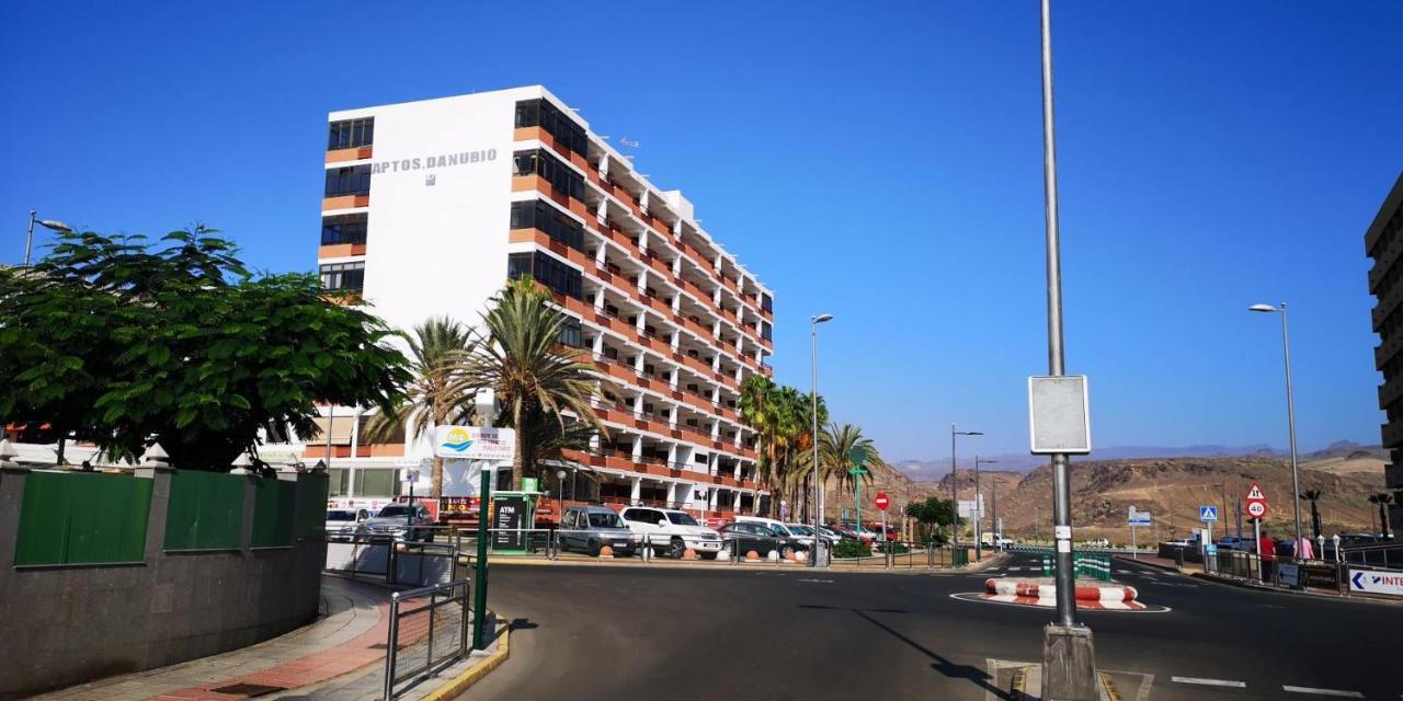 Top-Apartment mit seitlichem Meerblick in Playa del Ingles, Maspalomas, Gran Canaria Exterior foto