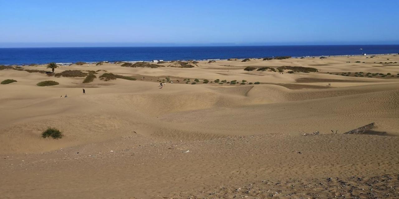 Top-Apartment mit seitlichem Meerblick in Playa del Ingles, Maspalomas, Gran Canaria Exterior foto