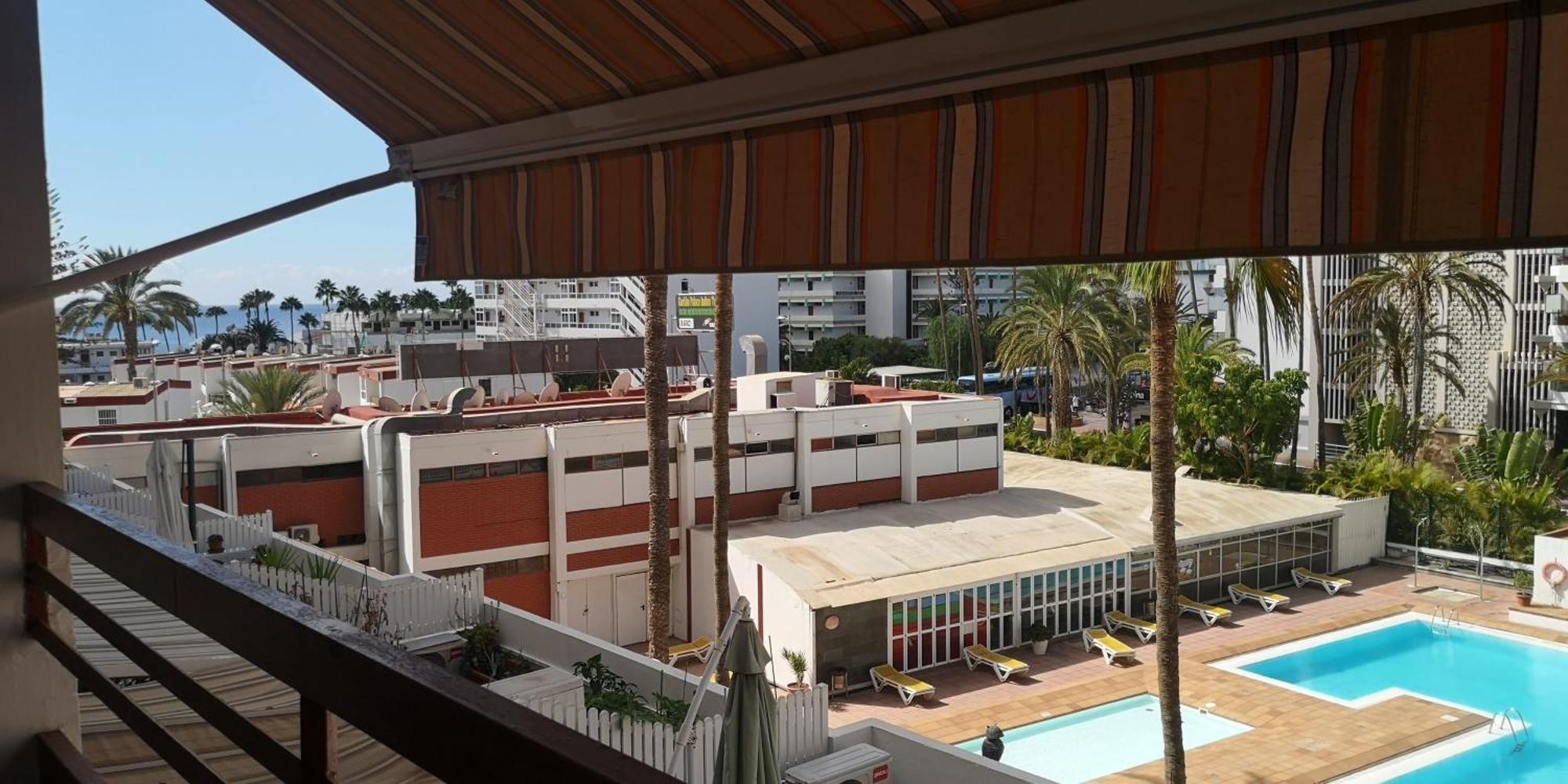 Top-Apartment mit seitlichem Meerblick in Playa del Ingles, Maspalomas, Gran Canaria Exterior foto