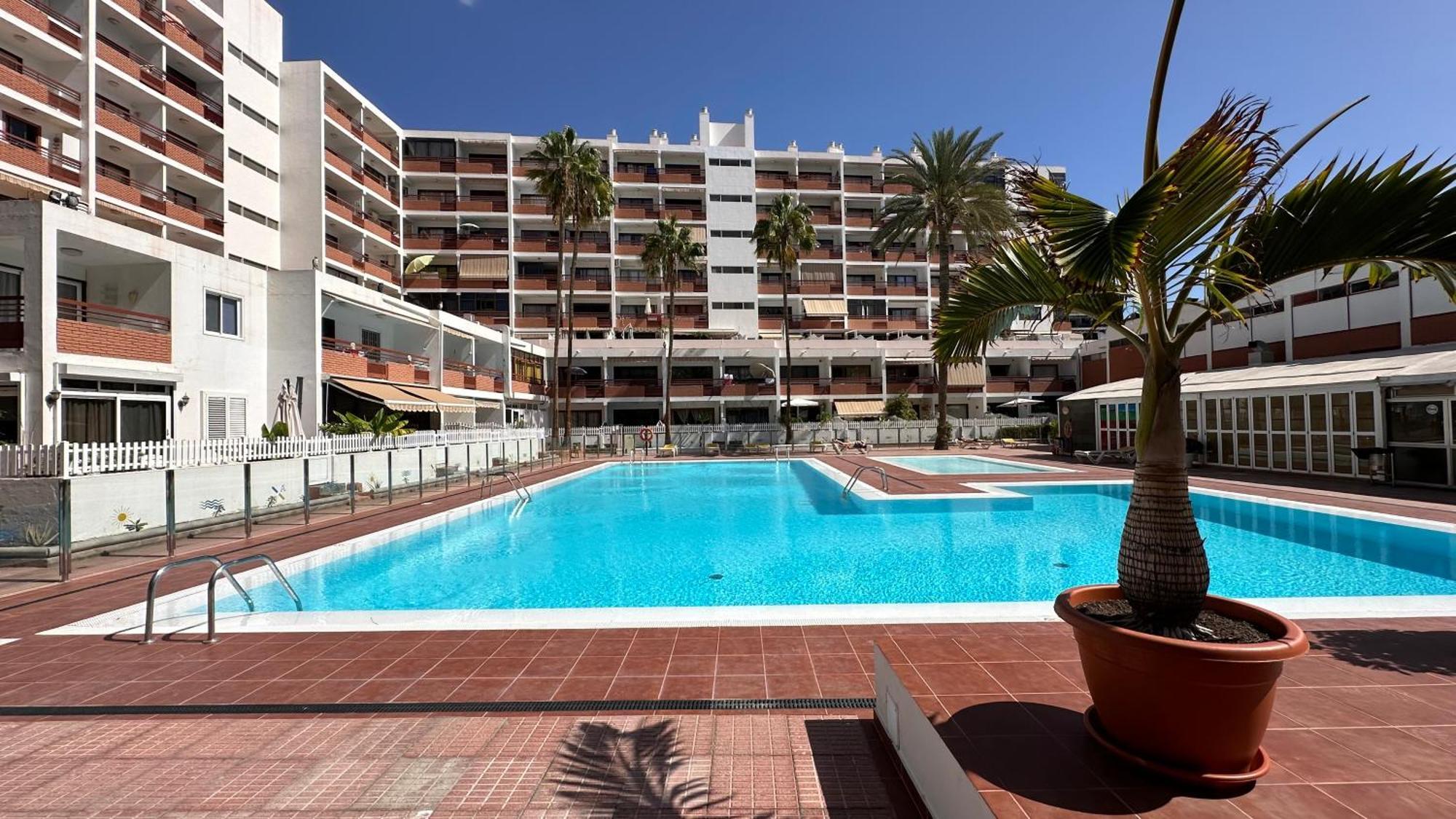 Top-Apartment mit seitlichem Meerblick in Playa del Ingles, Maspalomas, Gran Canaria Exterior foto