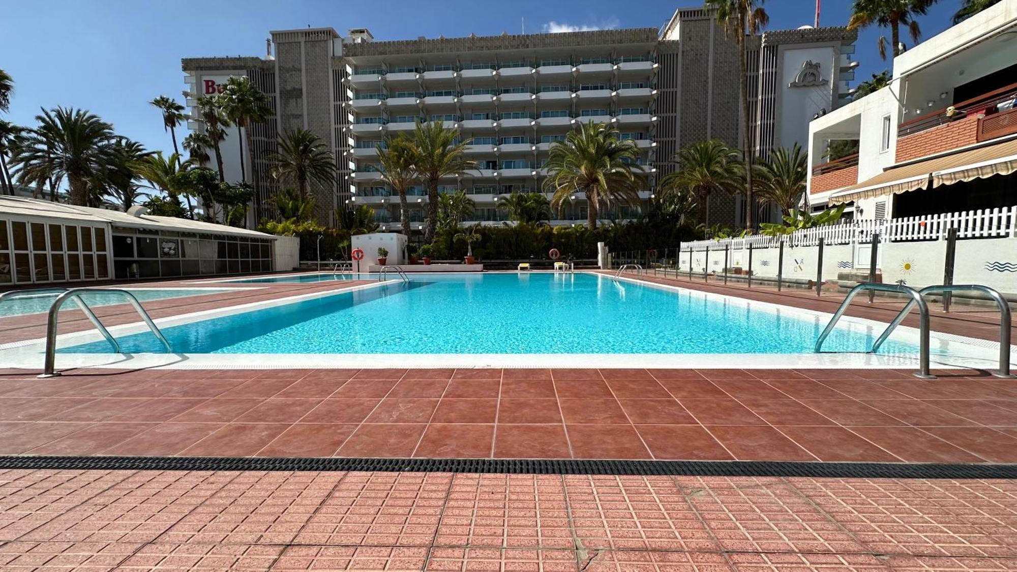 Top-Apartment mit seitlichem Meerblick in Playa del Ingles, Maspalomas, Gran Canaria Exterior foto